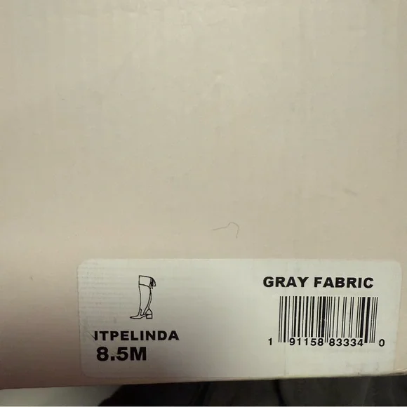 Elegant Over-the-Knee Boots in Dark Gray by Ivanka Trump - Picture 5 of 10